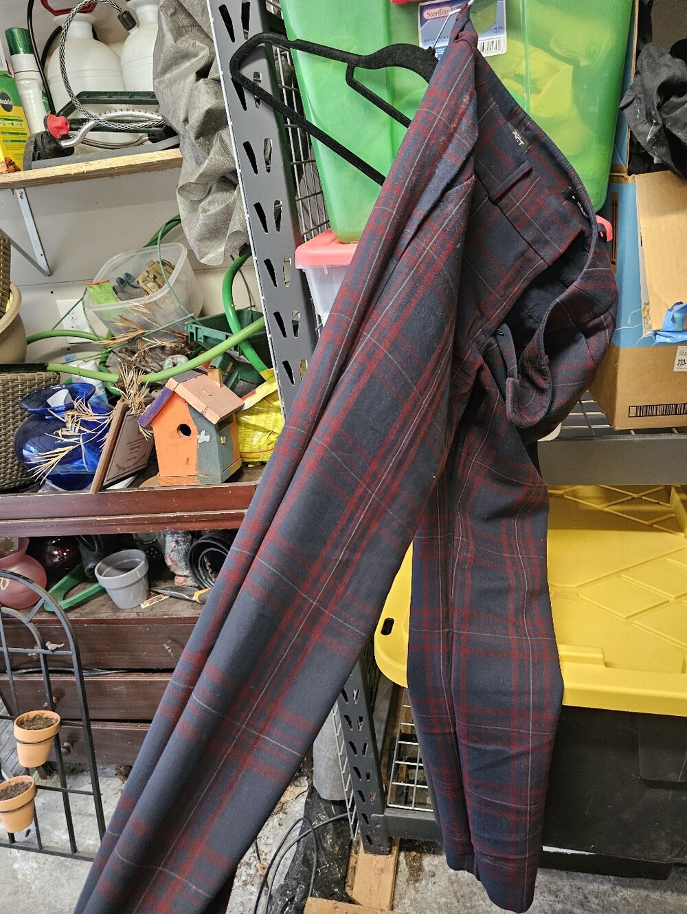 LOFT Jule Skinny Tall Plaid pants size 6